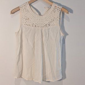 Sheer Silk Sleeveless Top